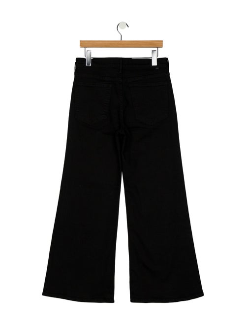 Mother Mid-Rise Wide Leg Jeans