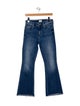 Mother Mid-Rise Wide Leg Jeans