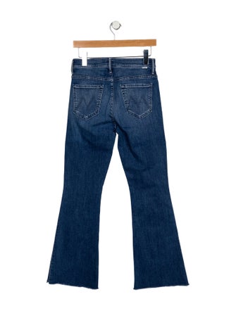 Mother Mid-Rise Wide Leg Jeans