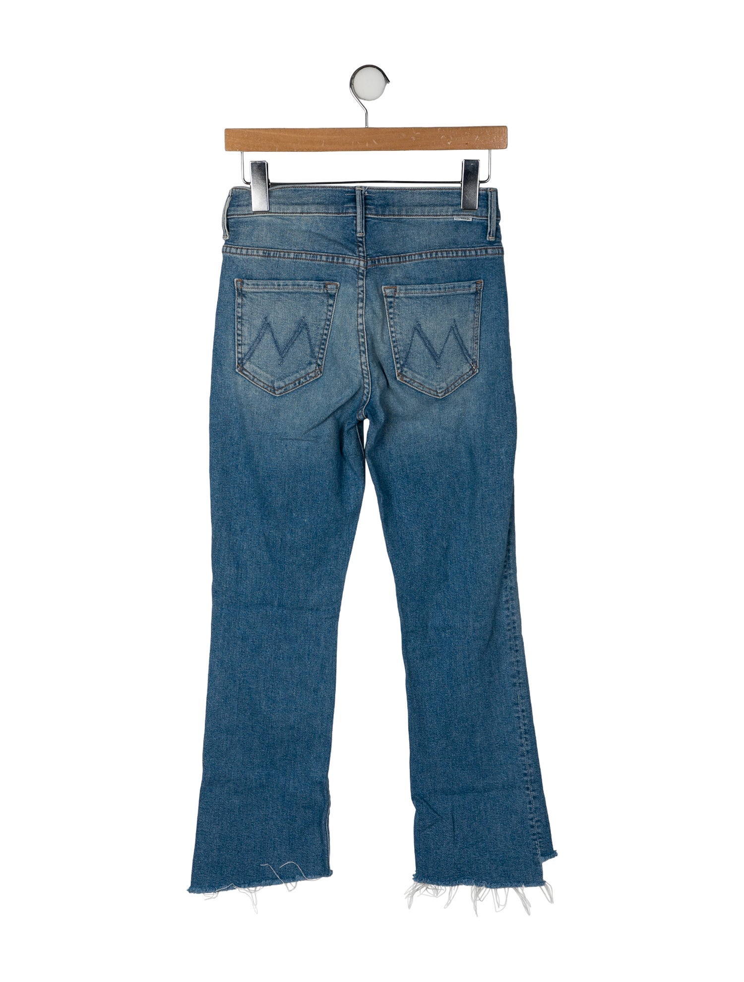 Mother Mid-Rise Straight Leg Jeans