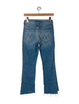 Mother Mid-Rise Straight Leg Jeans