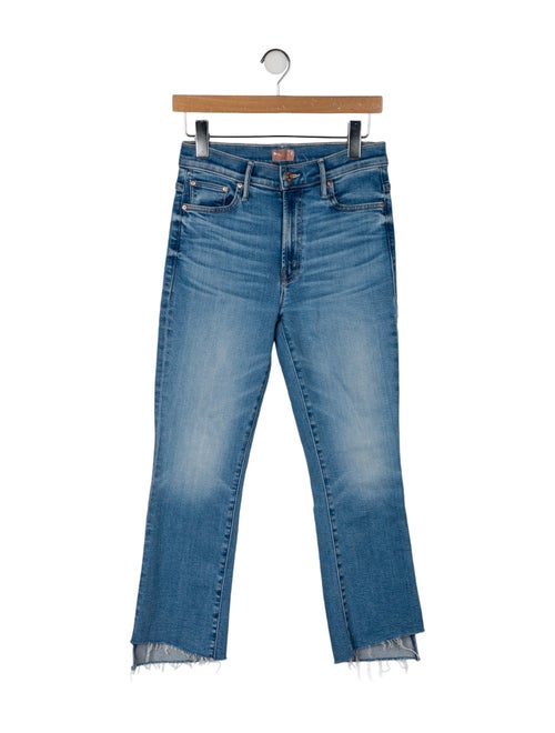 Mother Mid-Rise Straight Leg Jeans