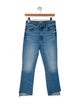 Mother Mid-Rise Straight Leg Jeans