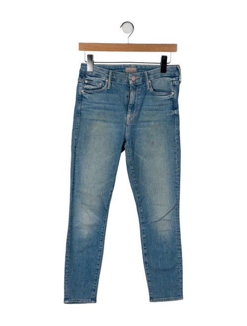 Mother Mid-Rise Skinny Leg Jeans