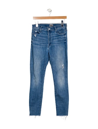 Mother Mid-Rise Skinny Leg Jeans
