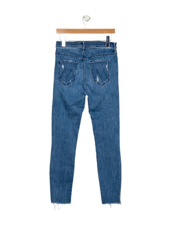 Mother Mid-Rise Skinny Leg Jeans