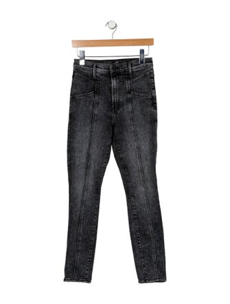 Mother Mid-Rise Skinny Leg Jeans