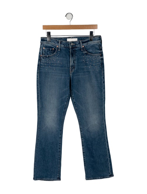Mother Mid-Rise Straight Leg Jeans