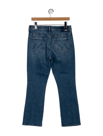 Mother Mid-Rise Straight Leg Jeans
