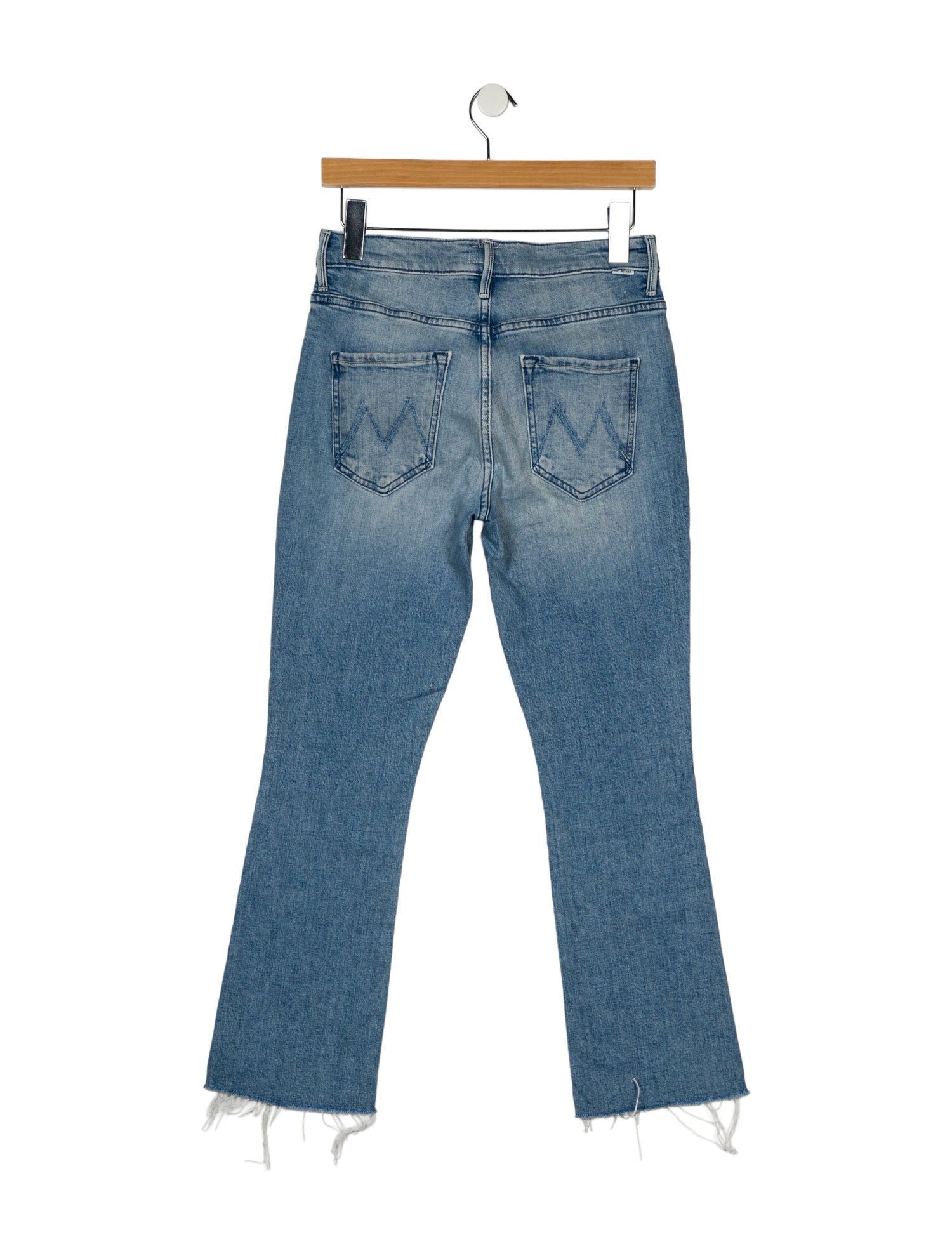 Mother Mid-Rise Straight Leg Jeans