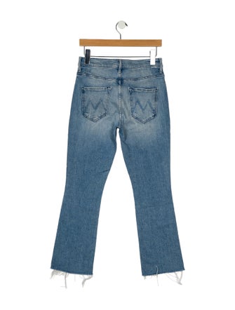 Mother Mid-Rise Straight Leg Jeans