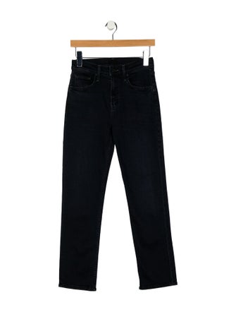 Mother High-Rise Straight Leg Jeans