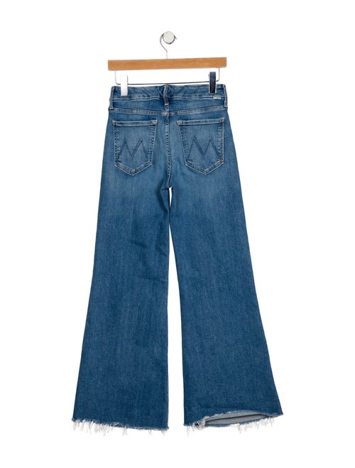 Mother Mid-Rise Wide Leg Jeans