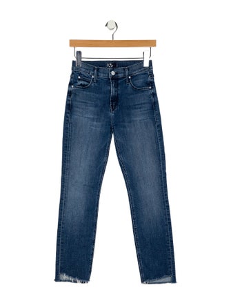 Mother Mid-Rise Skinny Leg Jeans