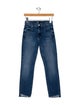 Mother Mid-Rise Skinny Leg Jeans