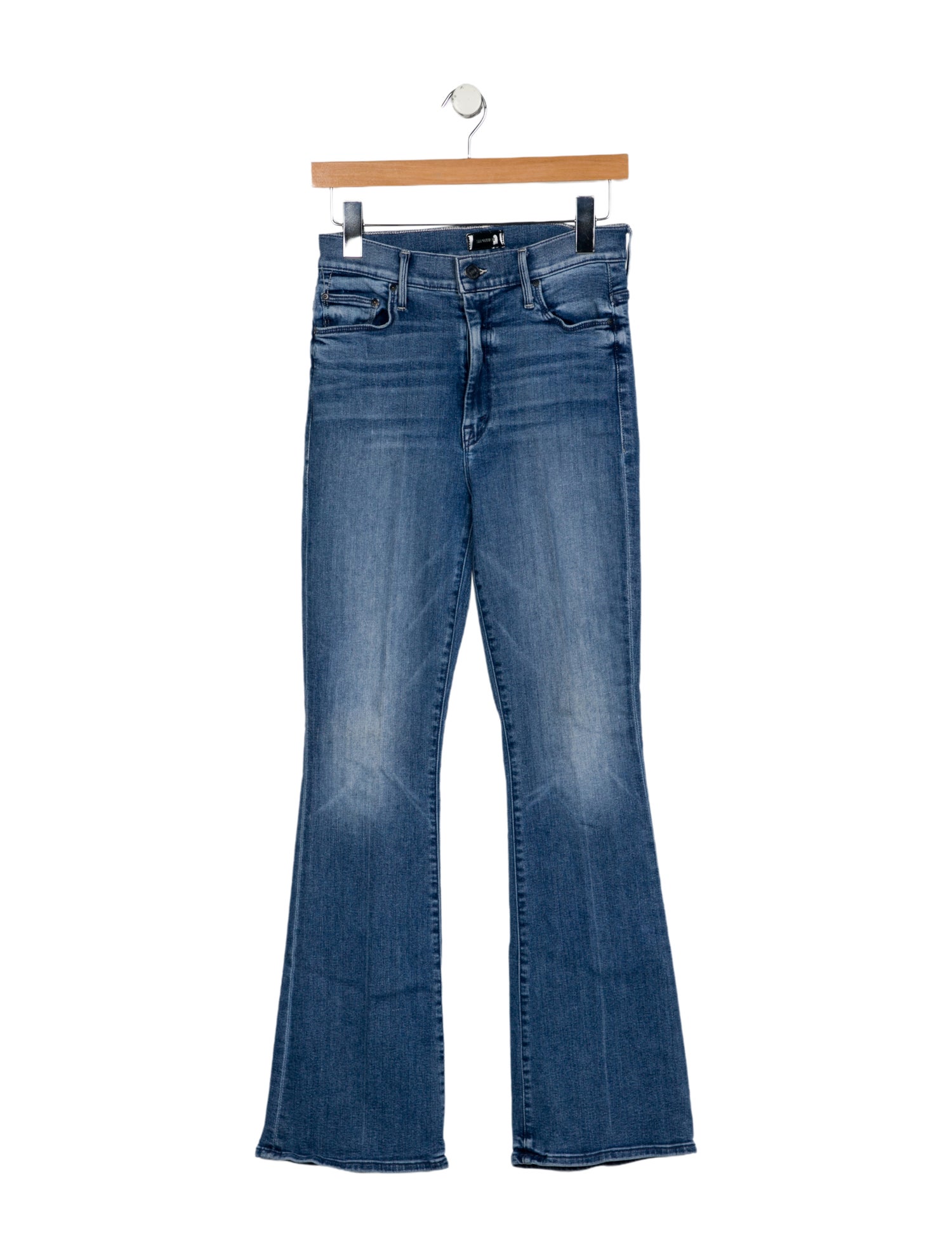 Mother Mid-Rise Wide Leg Jeans