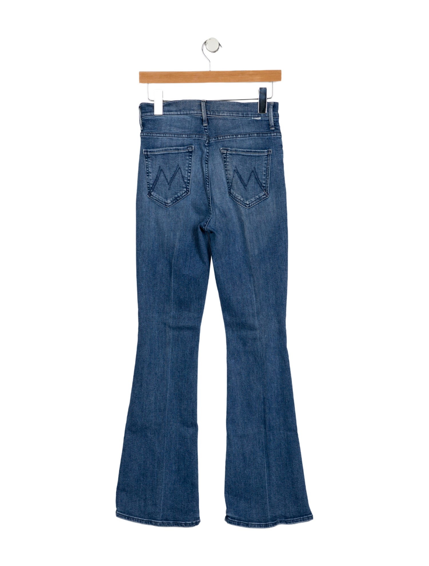 Mother Mid-Rise Wide Leg Jeans
