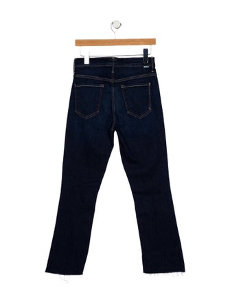 Mother Mid-Rise Straight Leg Jeans