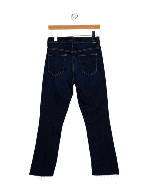Mother Mid-Rise Straight Leg Jeans