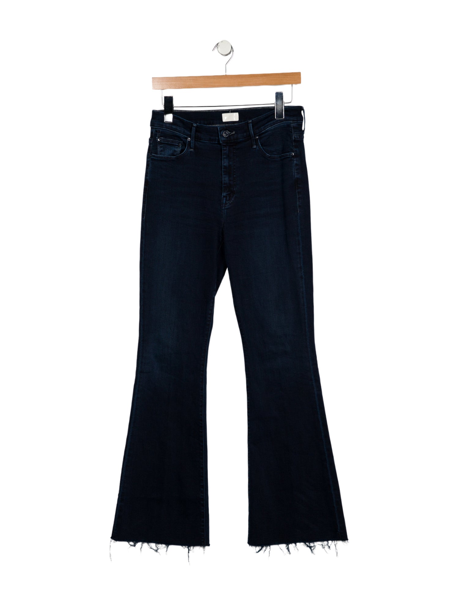 Mother Mid-Rise Wide Leg Jeans