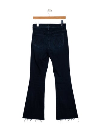 Mother Mid-Rise Wide Leg Jeans