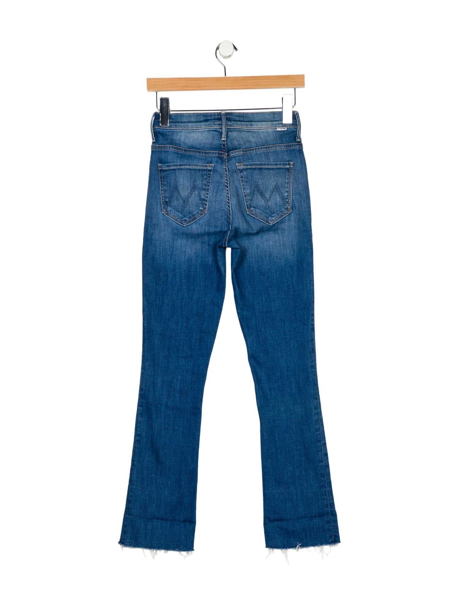 Mother Mid-Rise Straight Leg Jeans