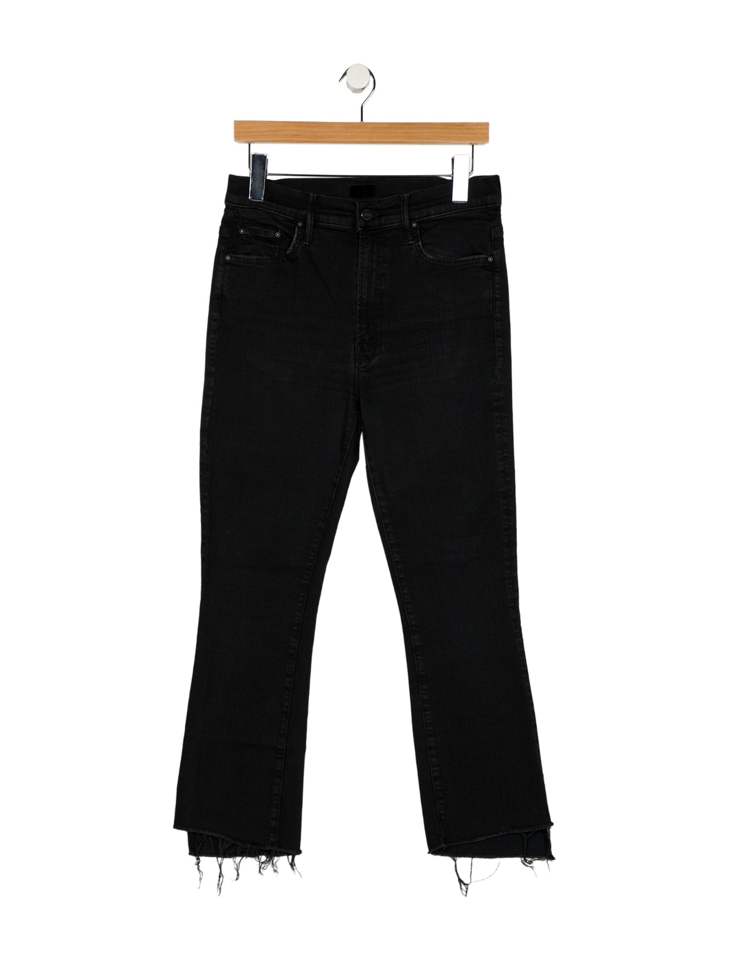 Mother Mid-Rise Straight Leg Jeans