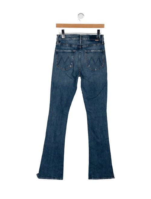 Mother Mid-Rise Straight Leg Jeans