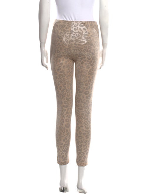 Mother Animal Print Skinny Leg Pants
