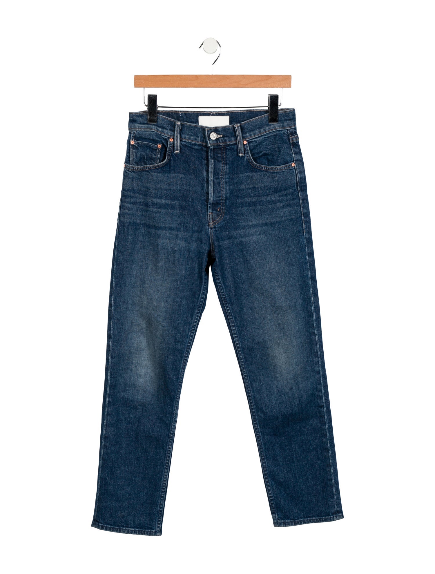 Mother High-Rise Straight Leg Jeans