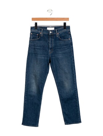 Mother High-Rise Straight Leg Jeans