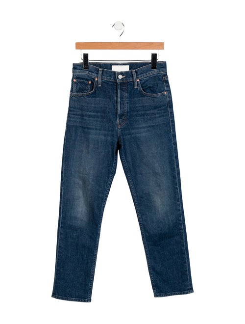 Mother High-Rise Straight Leg Jeans