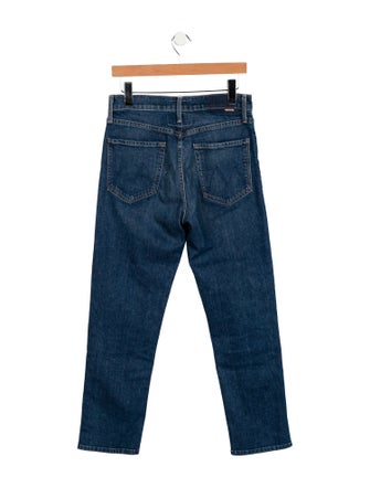 Mother High-Rise Straight Leg Jeans