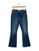 Mother Mid-Rise Wide Leg Jeans