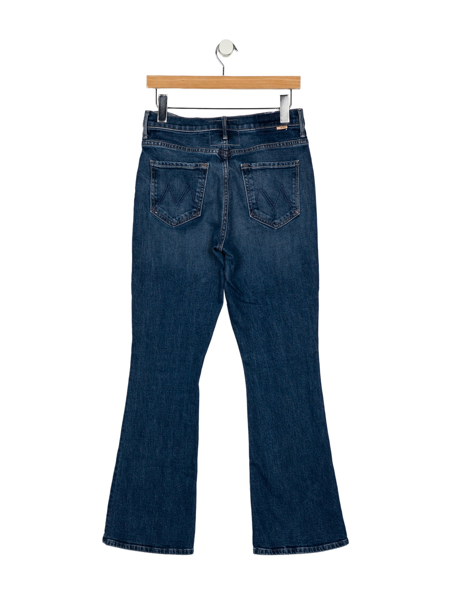 Mother Mid-Rise Wide Leg Jeans