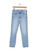 Mother Mid-Rise Straight Leg Jeans