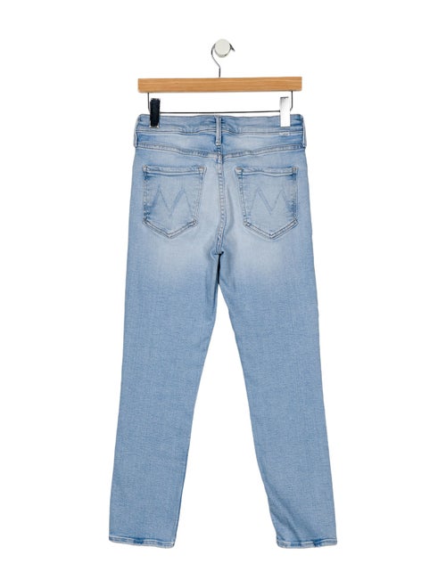 Mother Mid-Rise Straight Leg Jeans