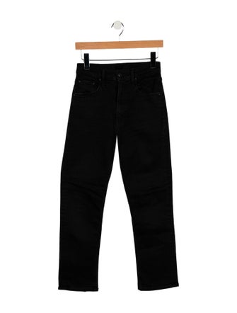 Mother High-Rise Straight Leg Jeans