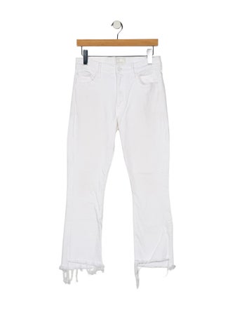 Mother Mid-Rise Straight Leg Jeans