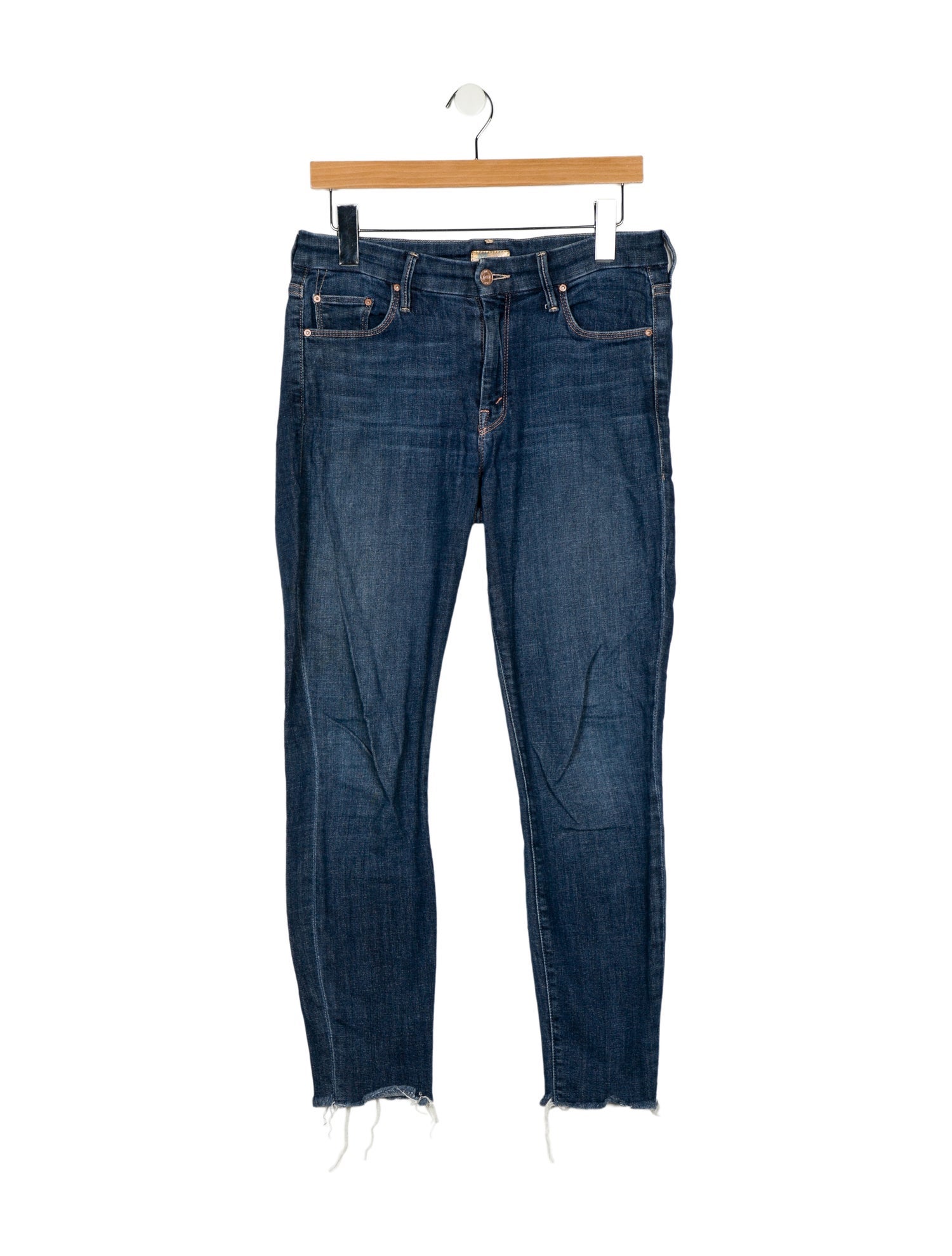 Mother Mid-Rise Skinny Leg Jeans