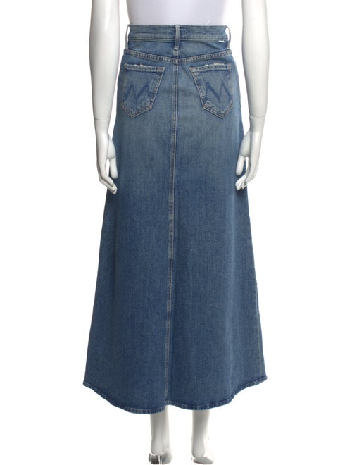 Mother Distressed Accents Midi Length Skirt
