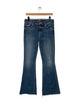 Mother Mid-Rise Wide Leg Jeans