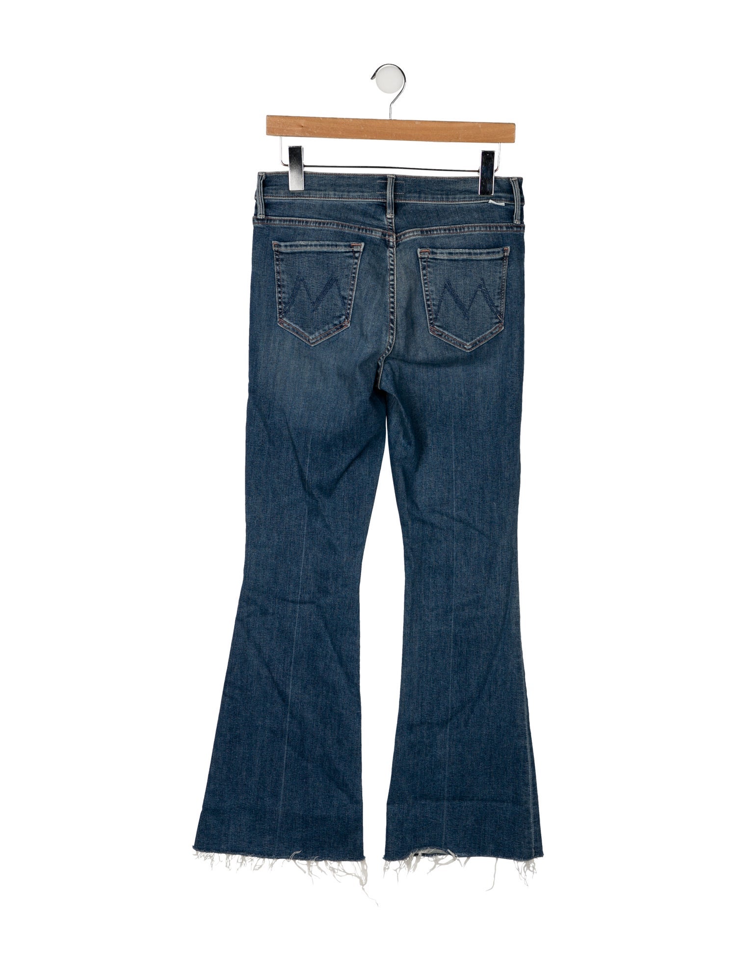 Mother Mid-Rise Wide Leg Jeans