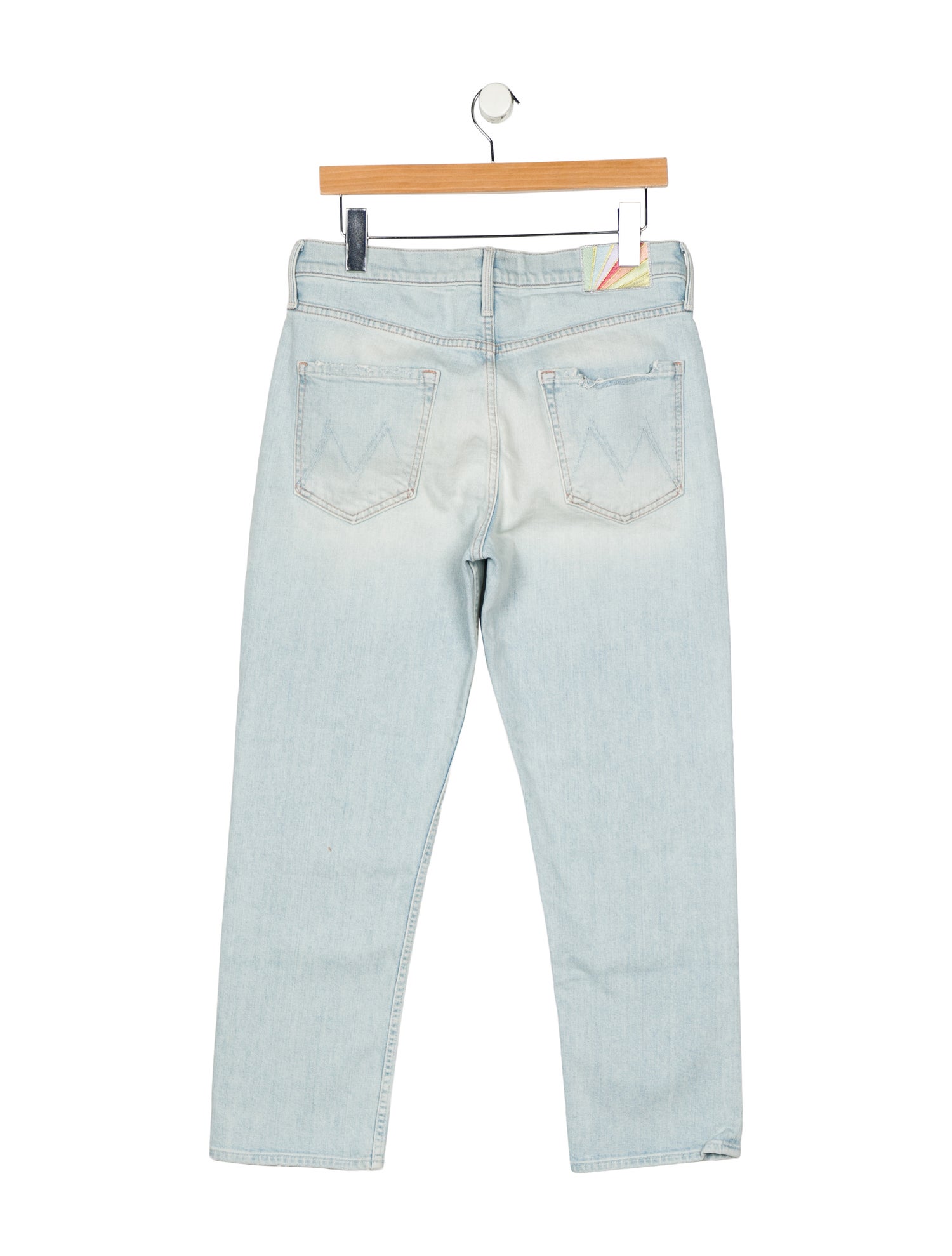 Mother High-Rise Straight Leg Jeans