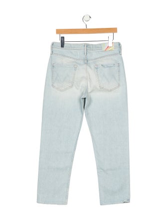 Mother High-Rise Straight Leg Jeans