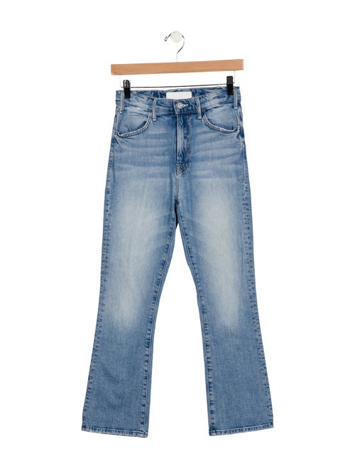 Mother Mid-Rise Straight Leg Jeans