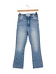 Mother Mid-Rise Straight Leg Jeans