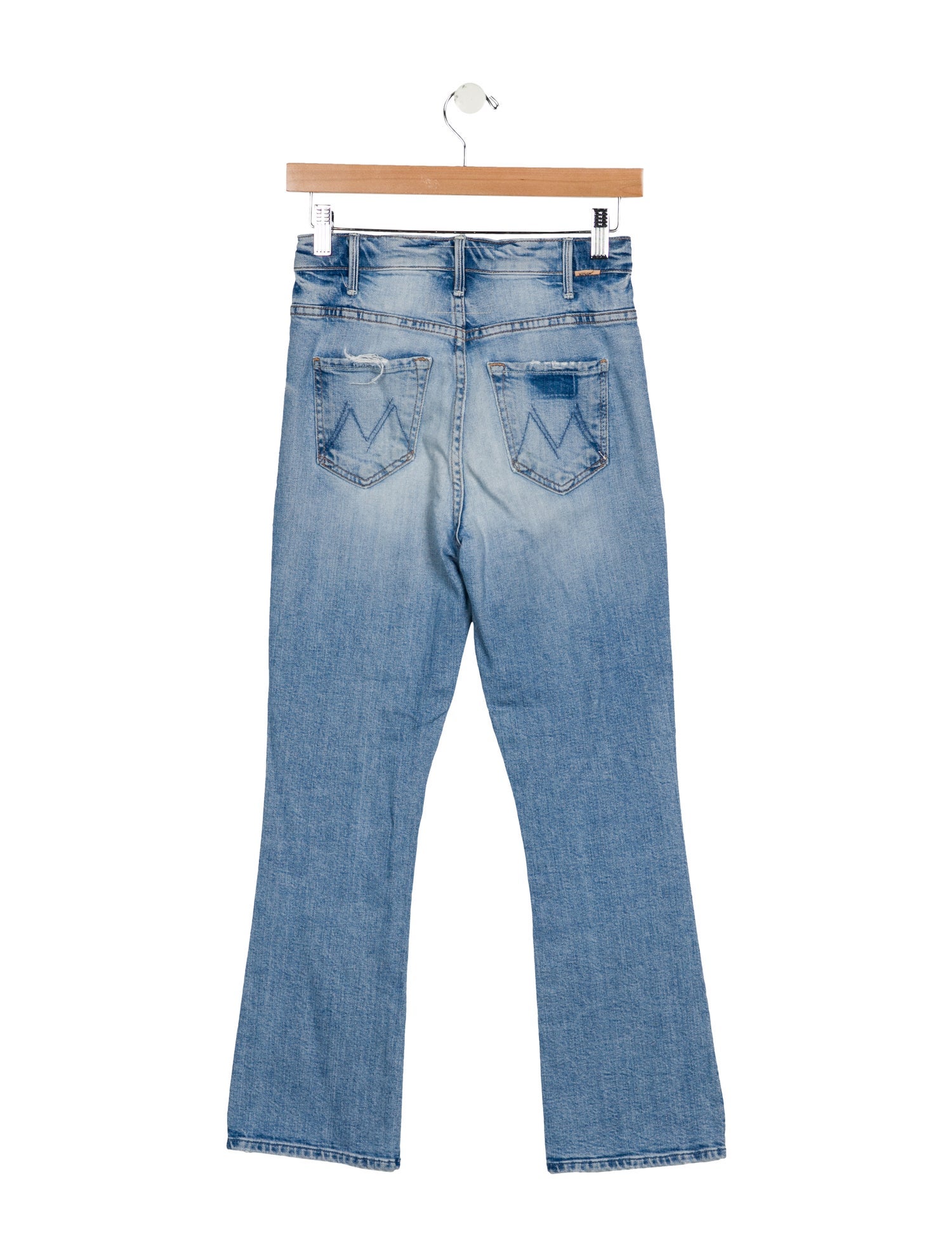 Mother Mid-Rise Straight Leg Jeans