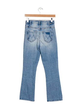 Mother Mid-Rise Straight Leg Jeans