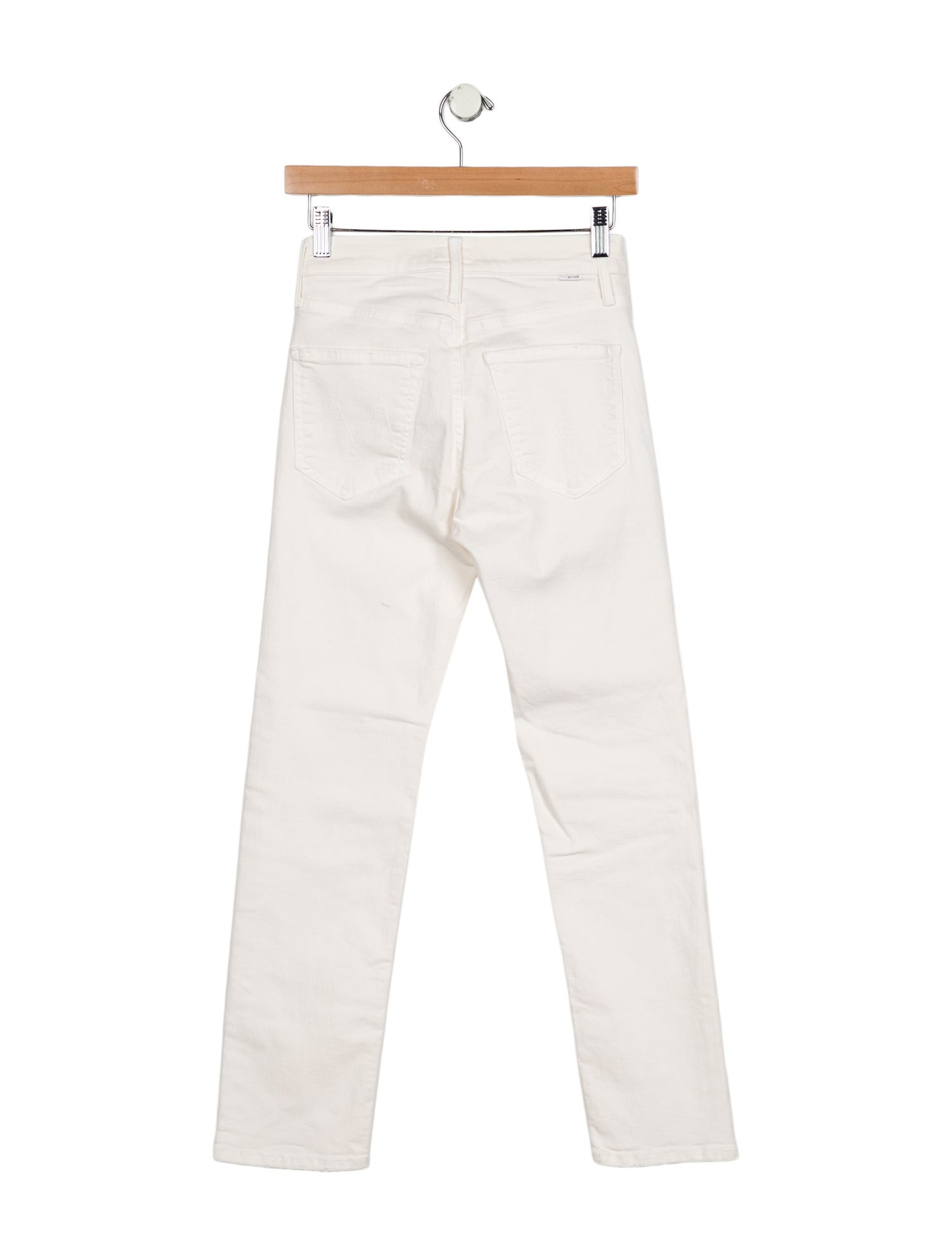 Mother Mid-Rise Straight Leg Jeans